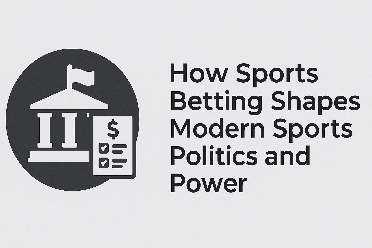 How Sports Betting Shapes Modern Sports Politics and Power